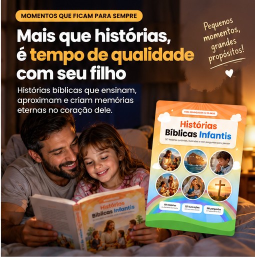 Pai lendo o ebook com a filha na cama